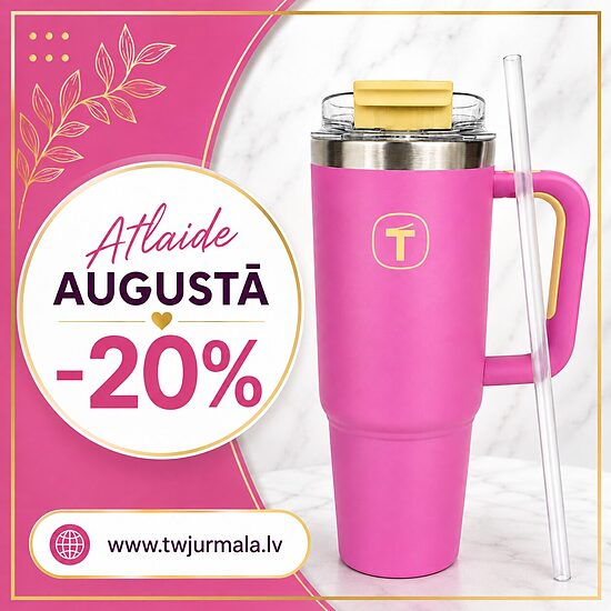 Big T 1,1l termokrūze (rozā) (-20% atlaide)