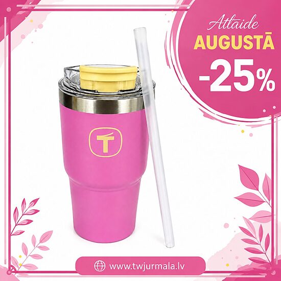 Big T 630 ml termokrūze (rozā) (-25% atlaide)