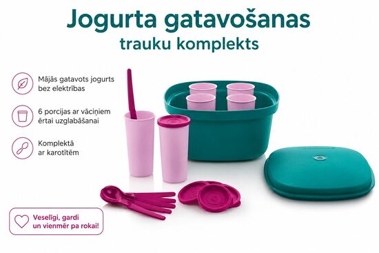 Jogurta gatavošanas trauku komplekts