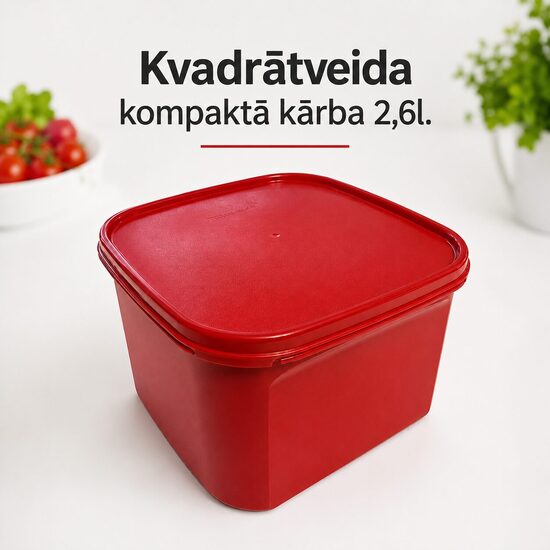 Kvadrātveida kompaktā kārba 2,6l (atlaide -36%)