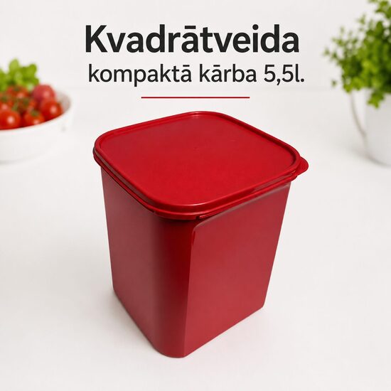 Kvadrātveida kompaktā kārba 5,5 l (atlaide -24%)