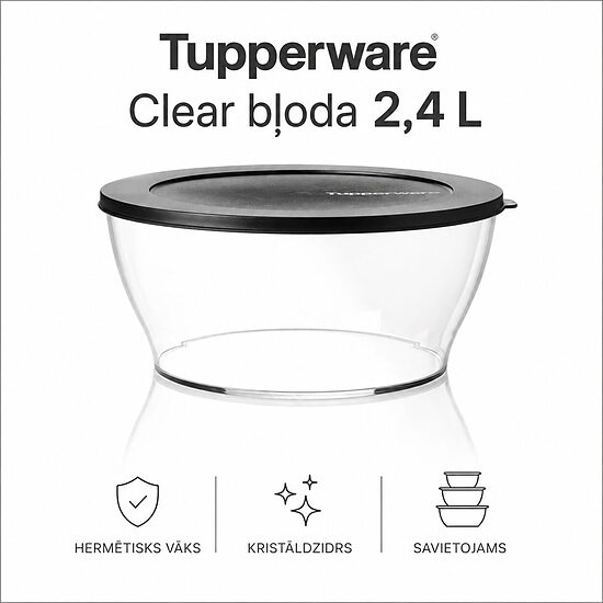 Clear bļoda 2,4 l