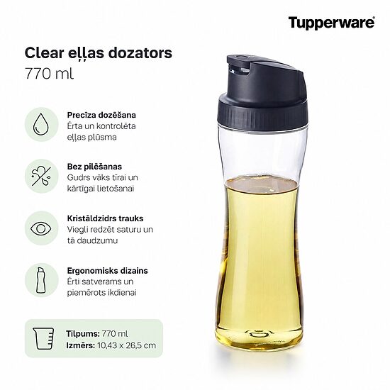 Clear eļļas dozators 770 ml