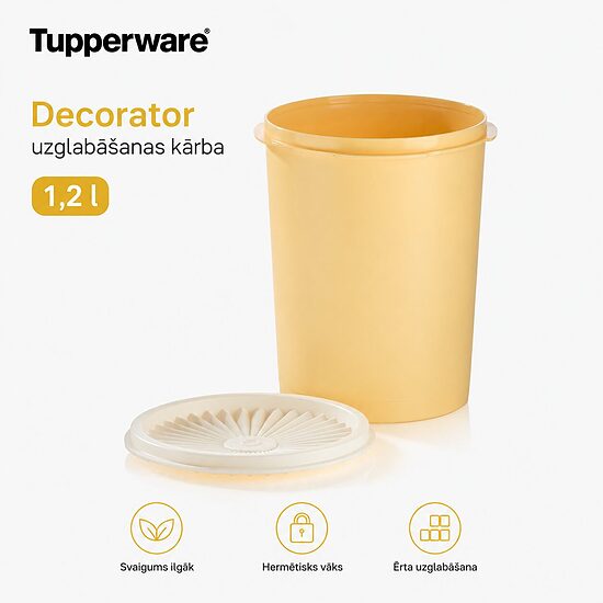 Decorator uzglabāšanas kārba 1,2 l