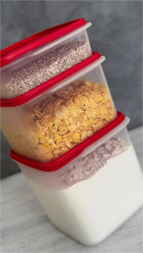 Taisnstūra modulāro kastu komplekts 1,1l, 2,5l, 3,9l (-44% atlaide)