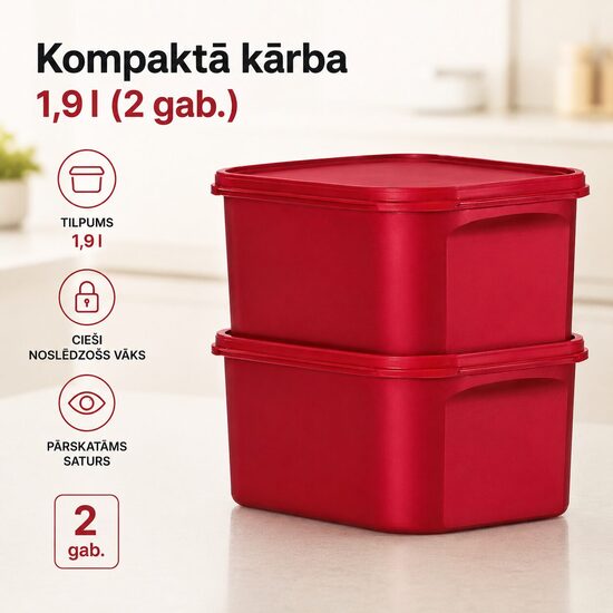 Kompaktā kārba 1,9l (2gab) (atlaide -37%)